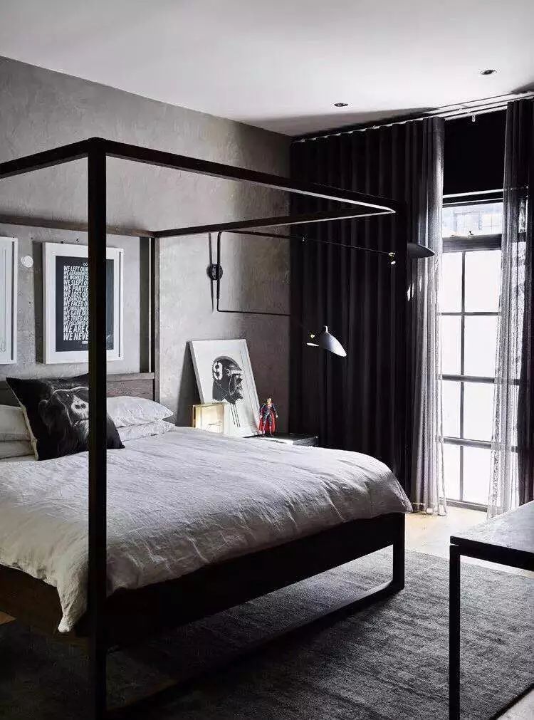 暗黑工业风 LOFE,酷炫诠释奢华空间-75