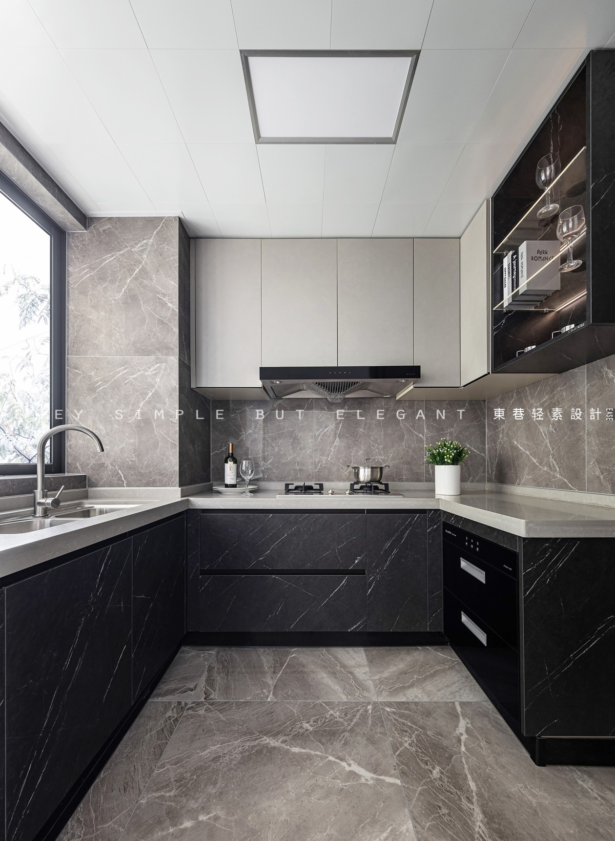 广西钦州灵山现代城样板间·东巷轻素打造光与影的世界-19