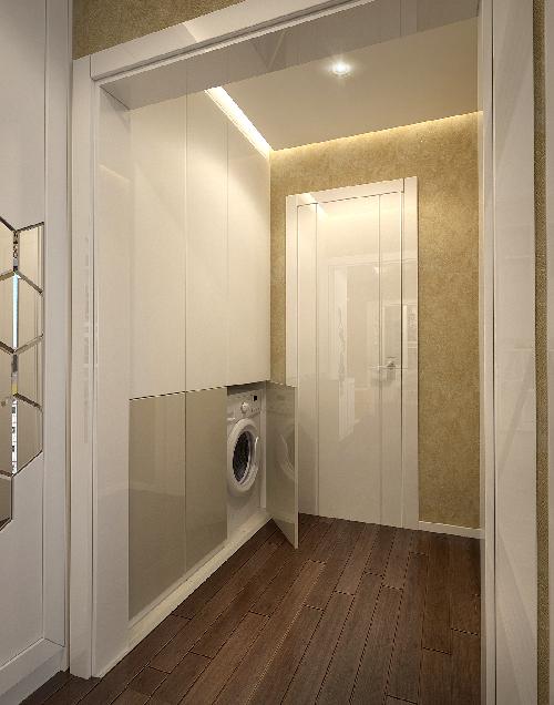 67平米公寓室内设计项目丨俄罗斯莫斯科丨莫斯科设计学院室内设计工作室-21