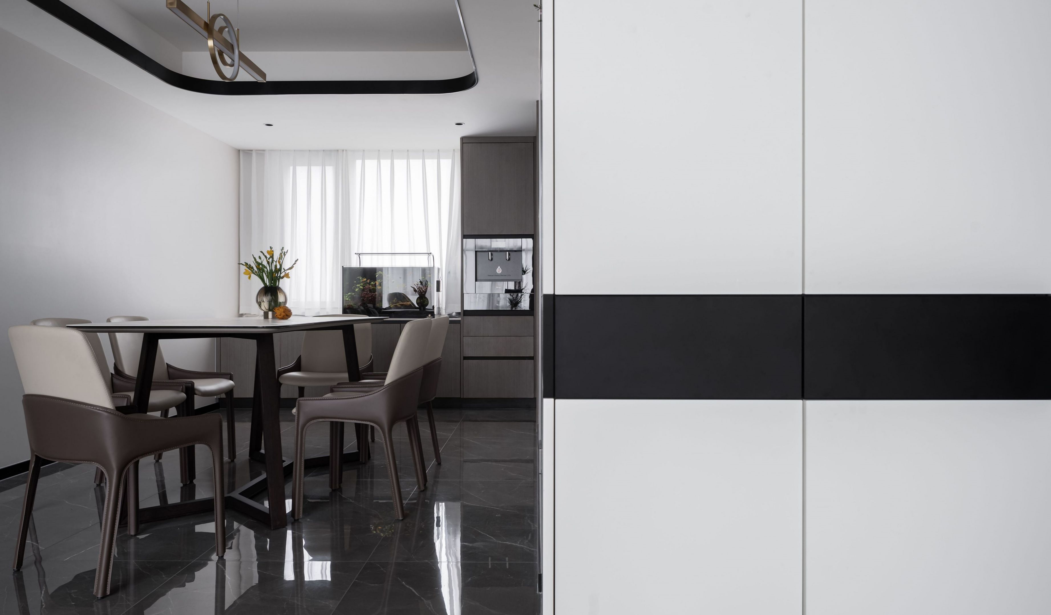 苏州玲珑湾现代顶层复式设计丨中国苏州丨一道设计-19