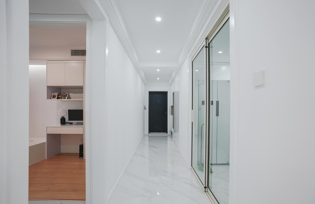 128㎡极简纯白空间设计-5