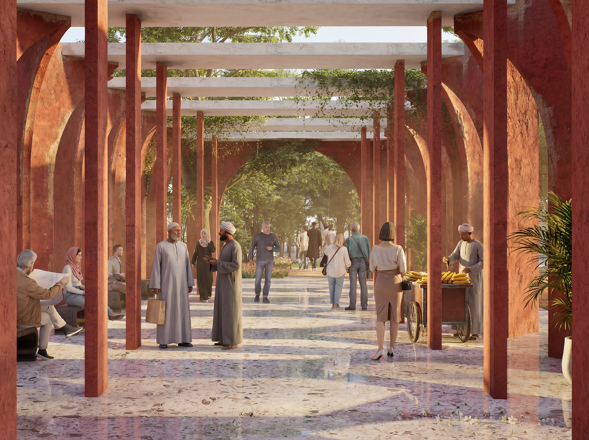 埃尔马尼亚勒城市设计丨开罗大学工程学院建筑系-21