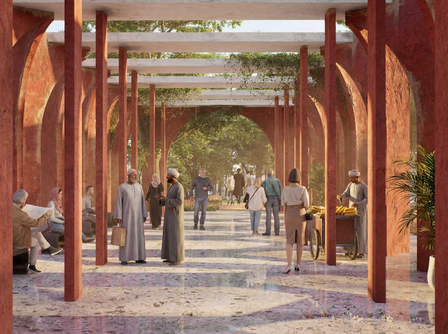 埃尔马尼亚勒城市设计丨开罗大学工程学院建筑系-21