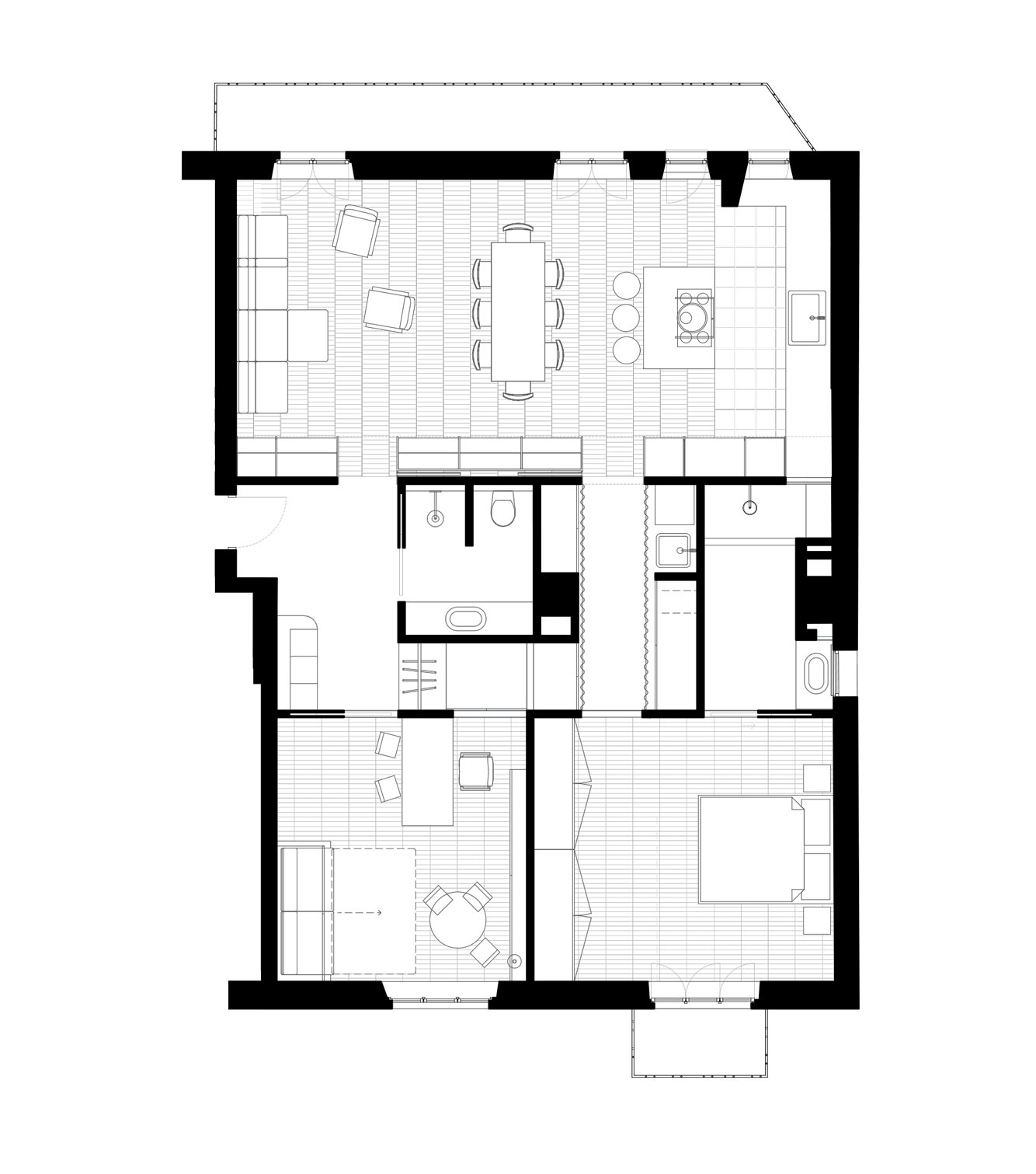 意阿夫妇的百年公寓改造丨意大利都灵-15