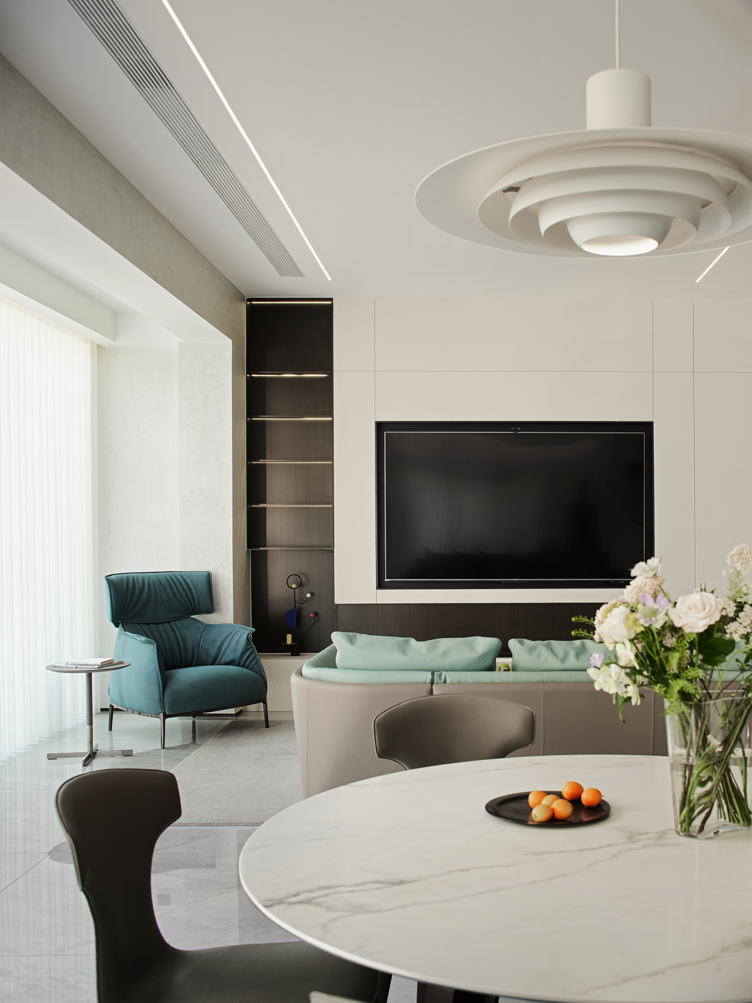 宁波滟澜海岸别墅丨中国宁波丨陈群玲空间设计-9