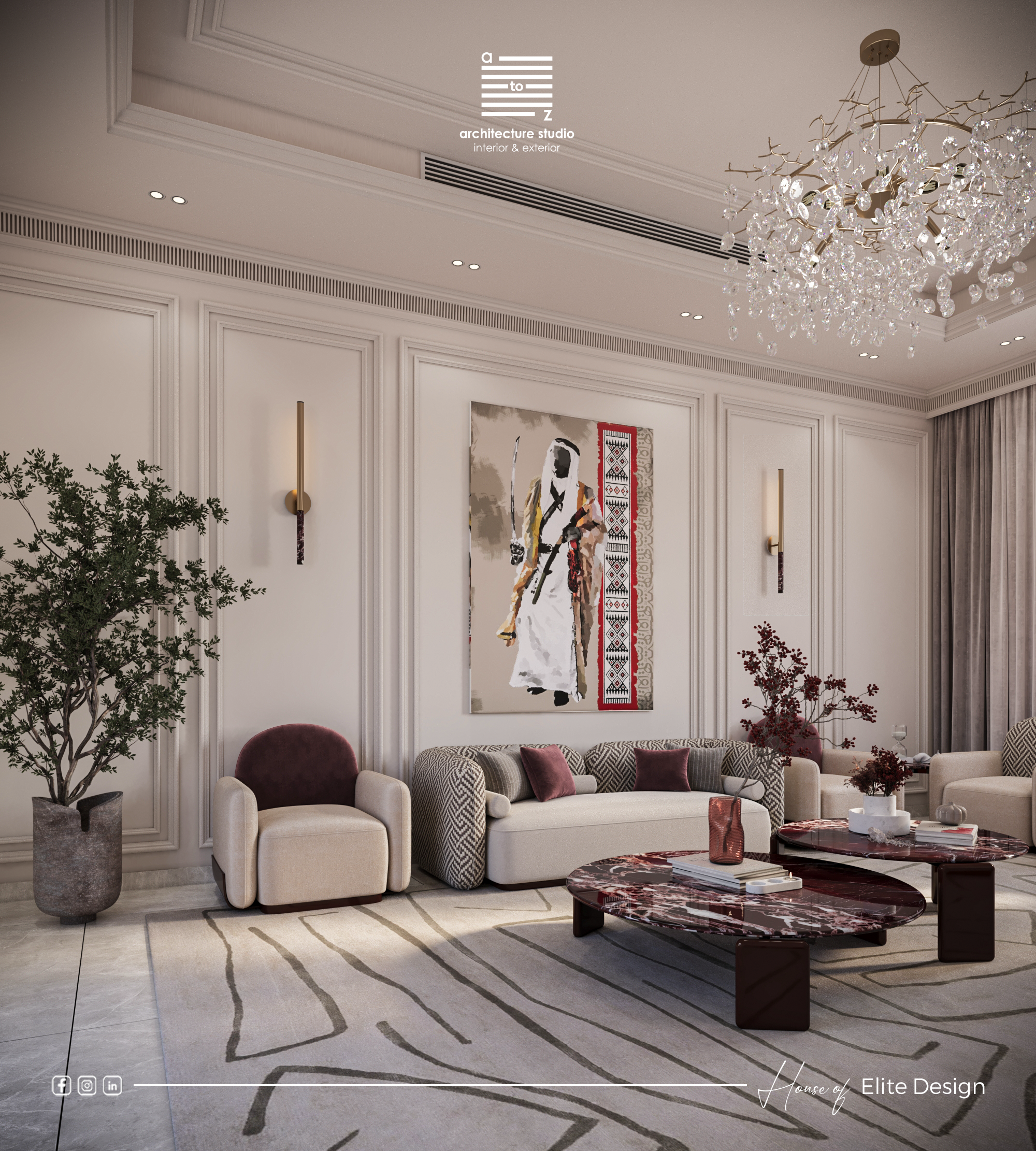 男士议事厅丨沙特阿拉伯丨A2Z Architects™-11