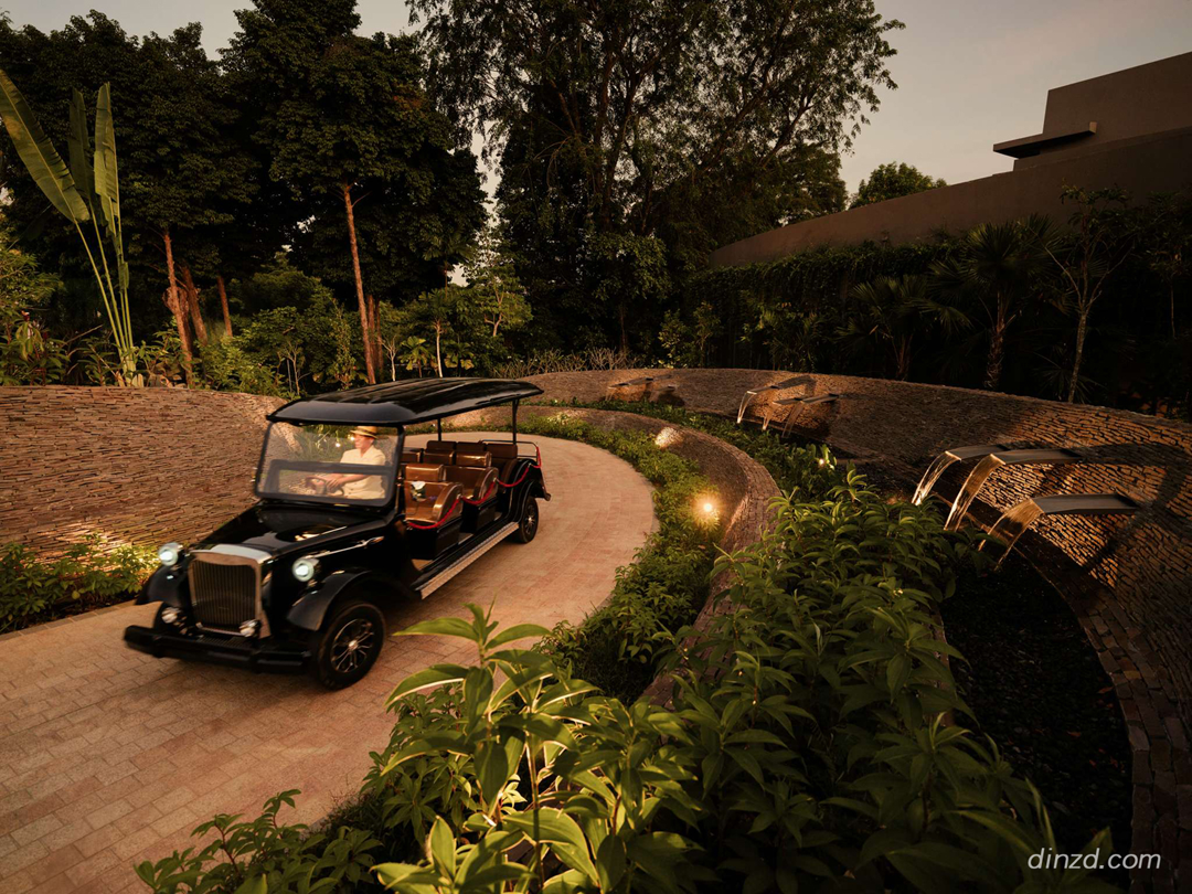 新加坡圣淘沙莱佛士酒店丨Yabu Pushelberg-25