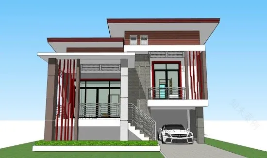 2020年11款现代分体式住宅设计丨Ali Said(毕业于哈桑uddin大学建筑系)-30