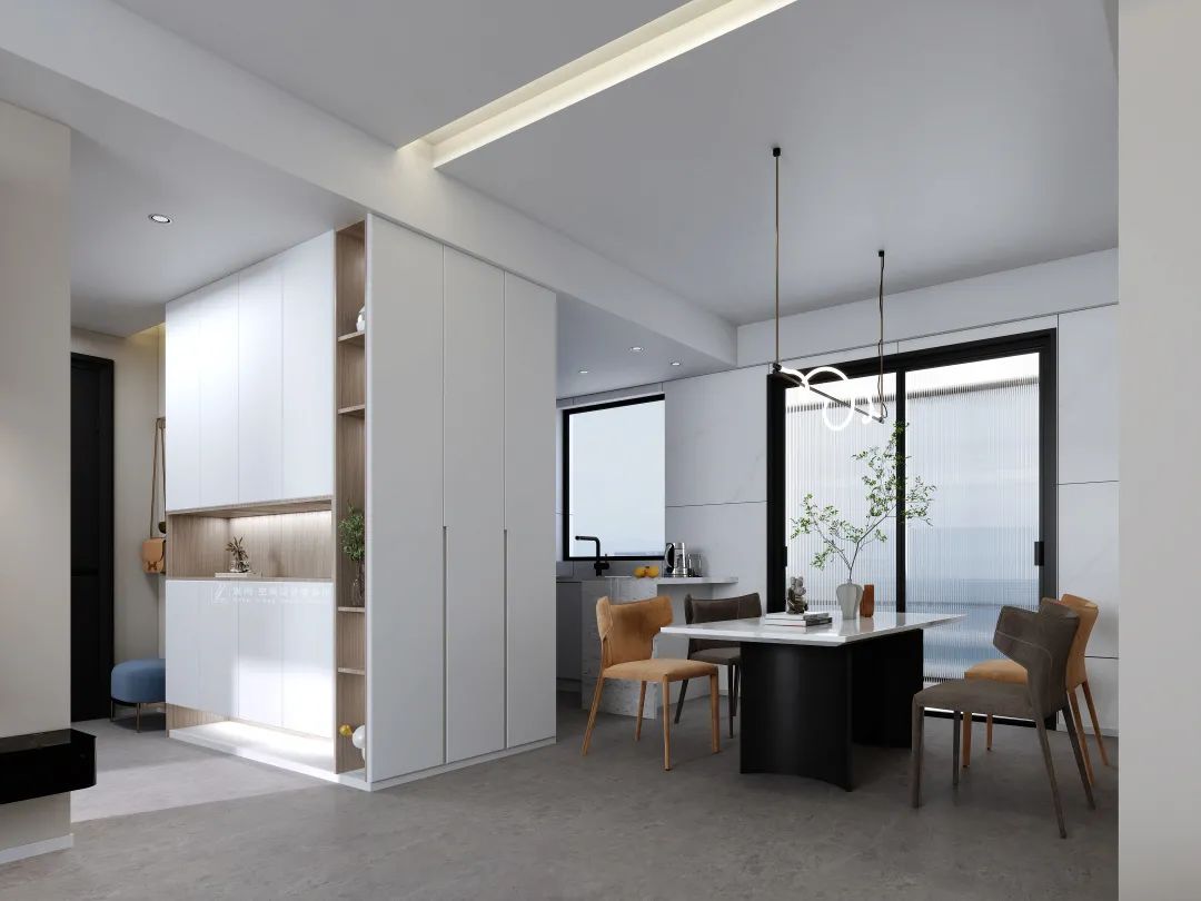 创和公园壹号简约奶茶色空间设计丨中国湖南丨纵向·空间设计-16