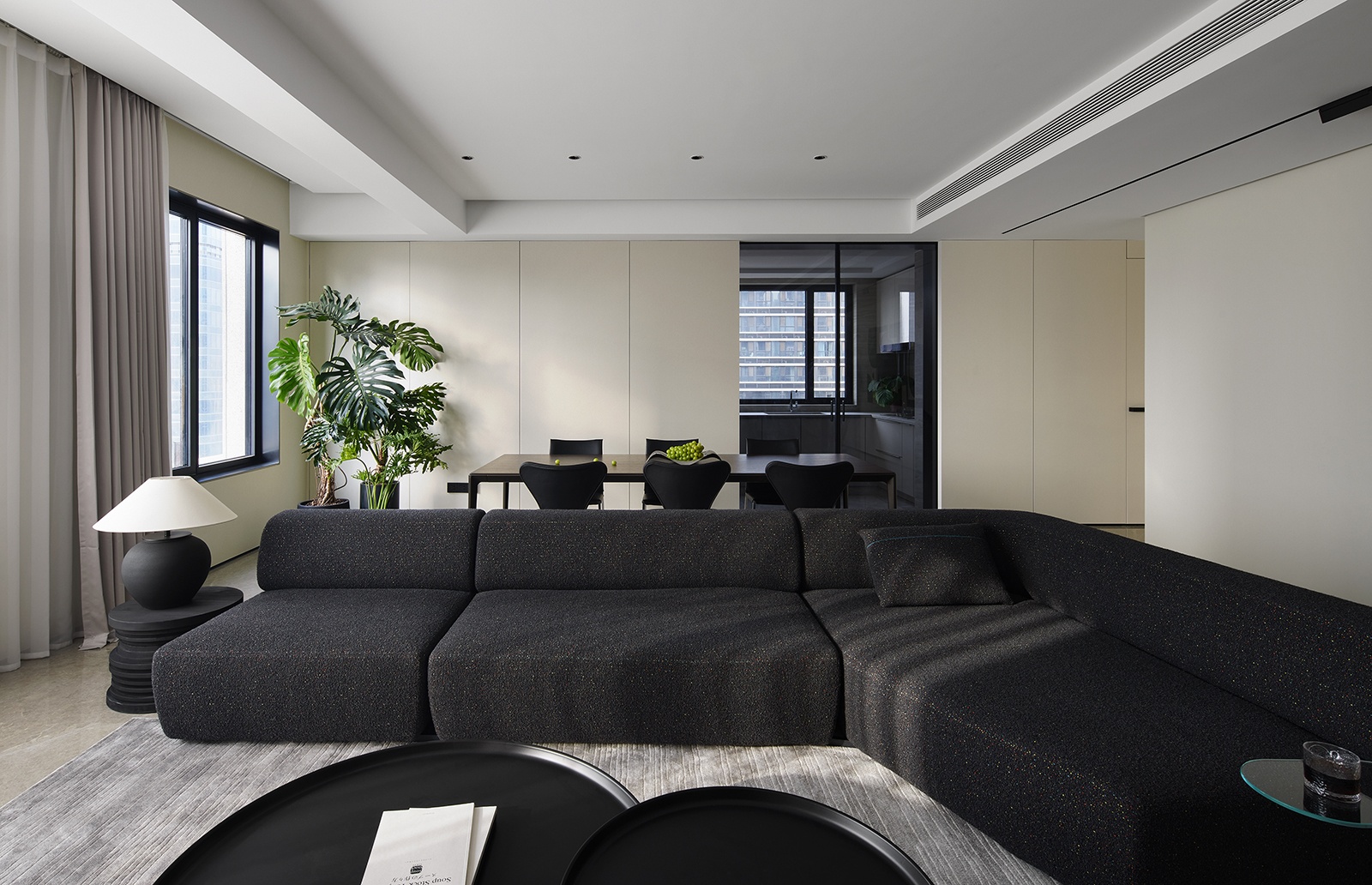 在彩色里朝圣黑白丨中国济南丨东荷逸品空间设计-22