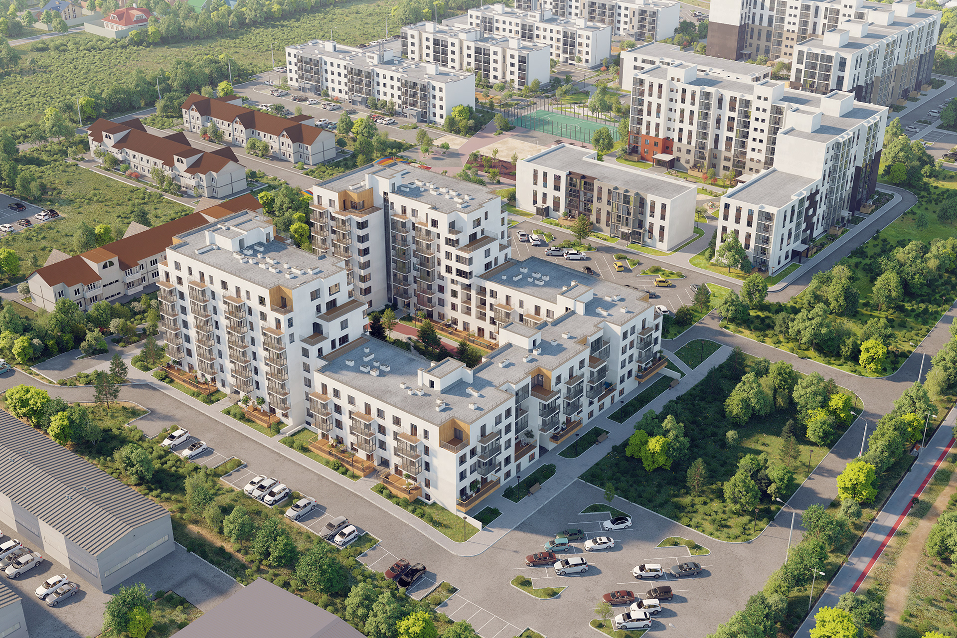 ЖК "Солнце Парк" 3d визуализация-7