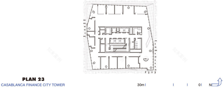 卡萨布兰卡金融城大厦丨摩洛哥卡萨布兰卡丨Morphosis-65