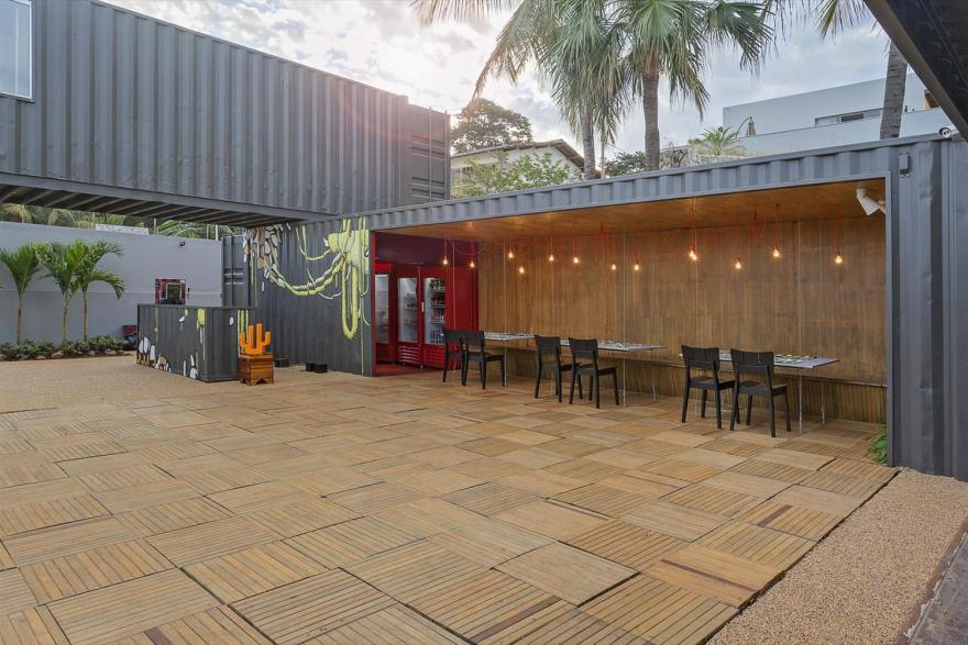 巴西 MG 集装箱餐厅-3