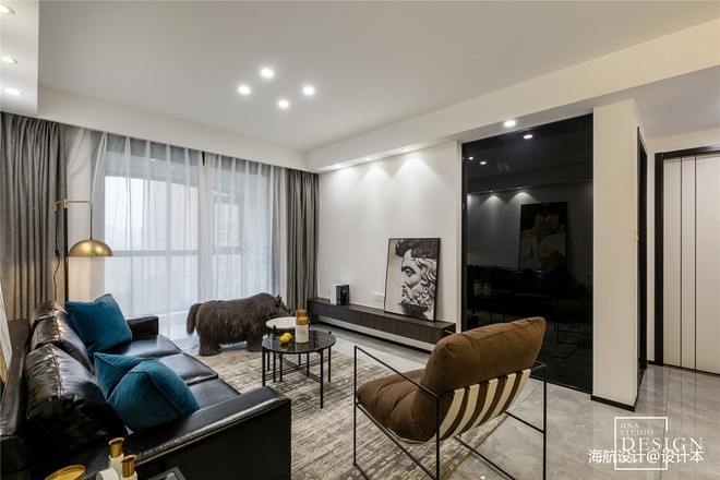 雅居乐星河湾109㎡三居装修案例-15