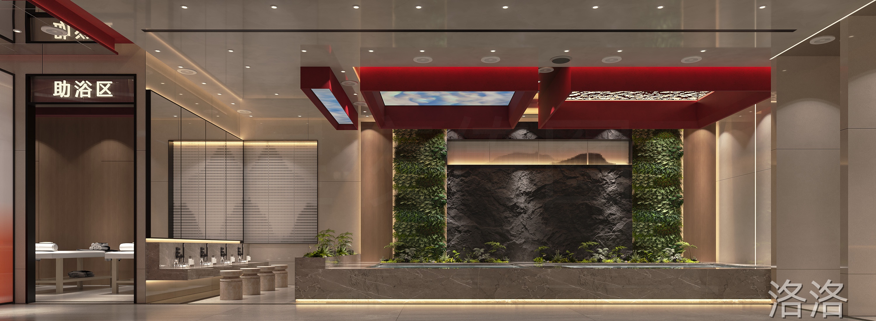 洗浴中心设计-6