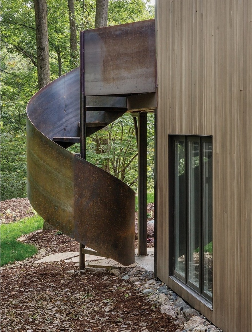 Renovation of a Private Residence on a Wooded Site Near Iowa City, Iowa-28