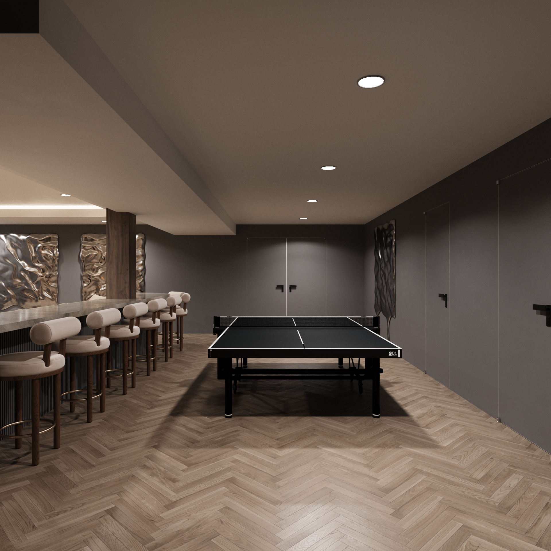 费城地下室室内设计丨美国-5