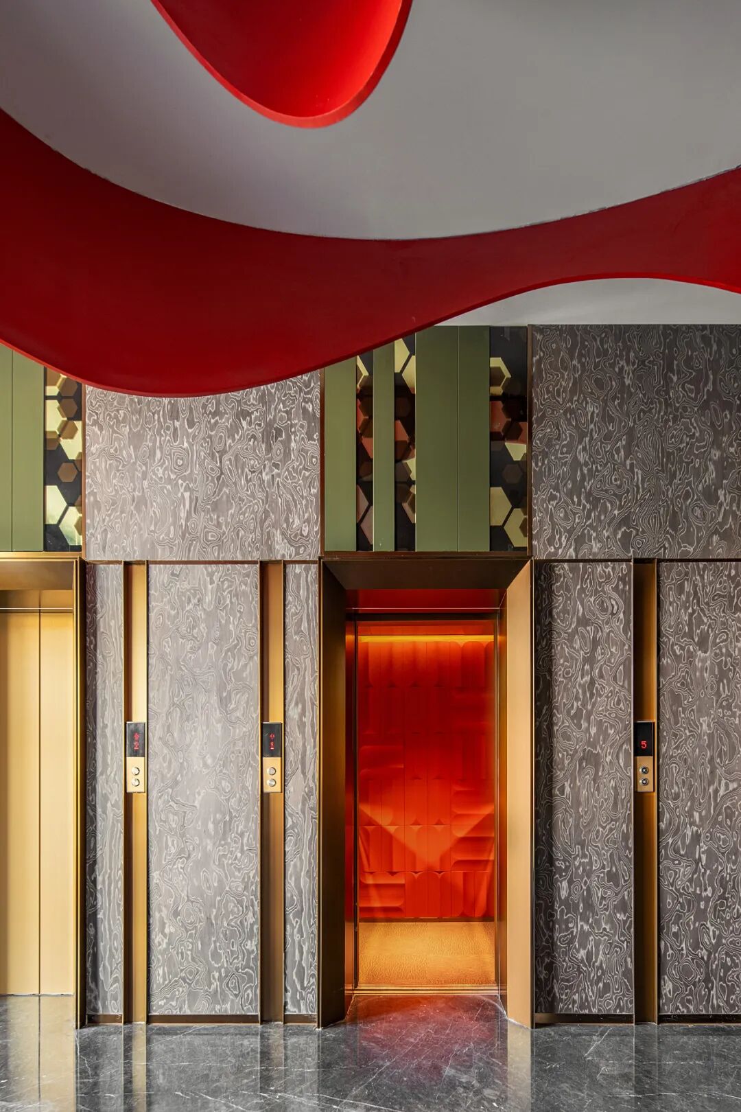 JDKJDesign｜北京·軍中綠花酒店：科技象徵美學與軍旅情懷的交融-33