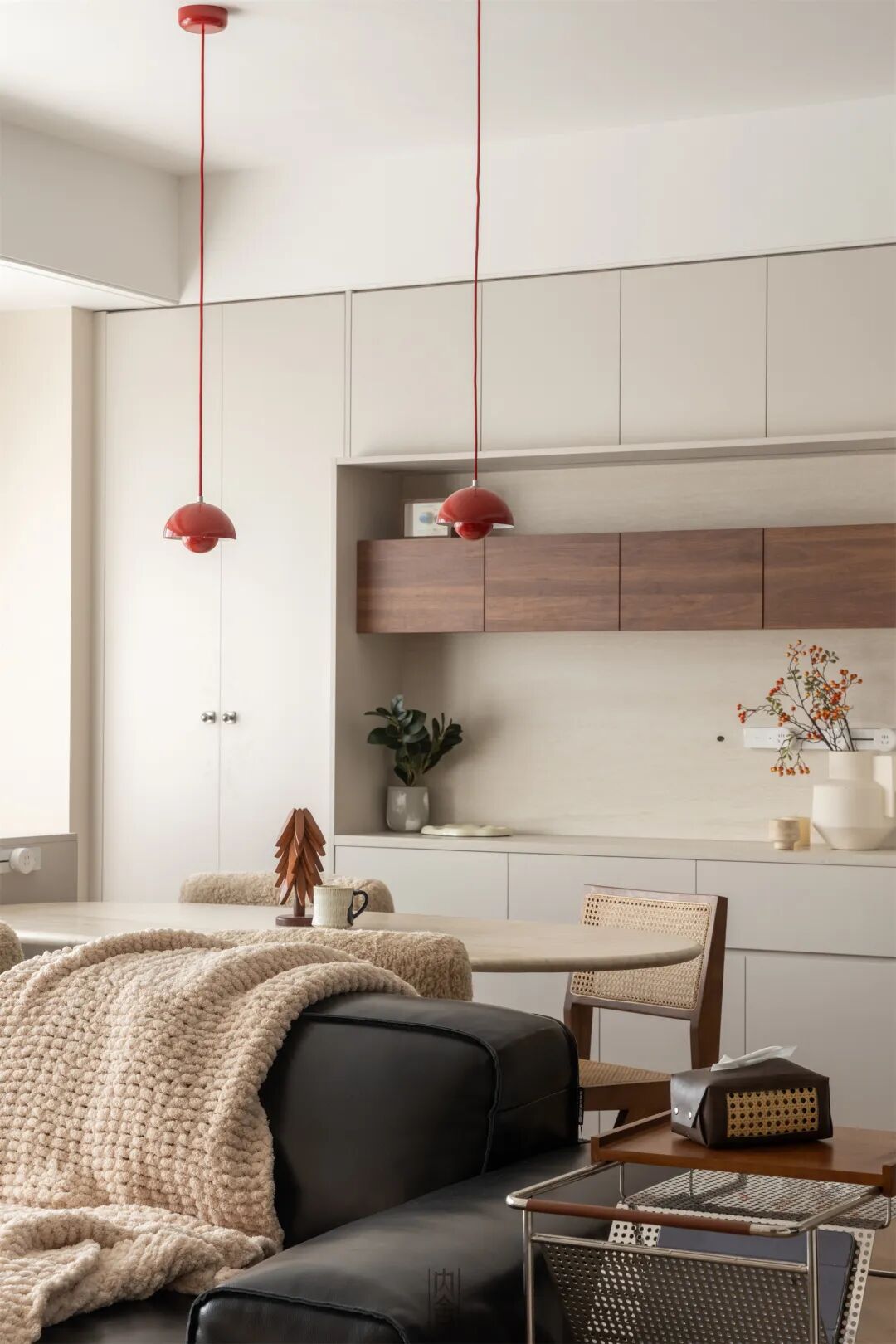 内舍软装丨123㎡现代中古风，在时光褶皱里收藏家的温柔诗篇！-22