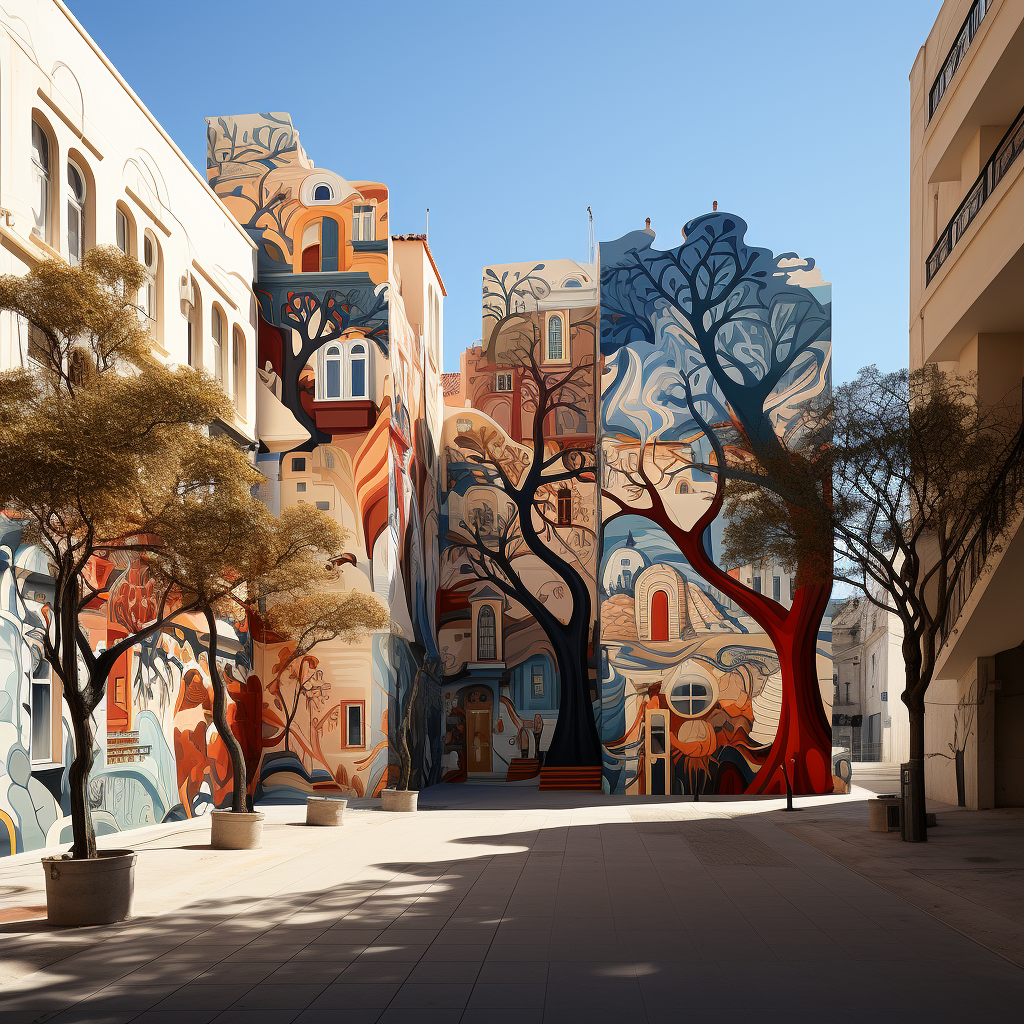 Colorful Cityscapes | Mediterranean Scene-12