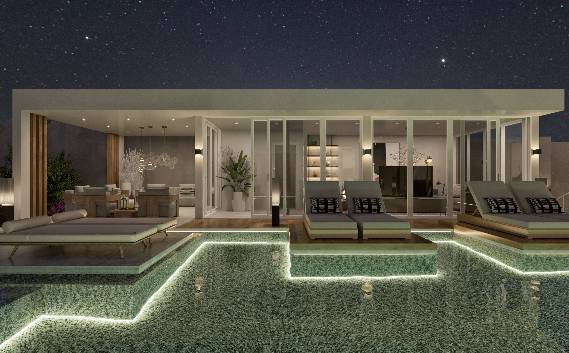 玛丽娜别墅景观丨Citicore interior design llc-16