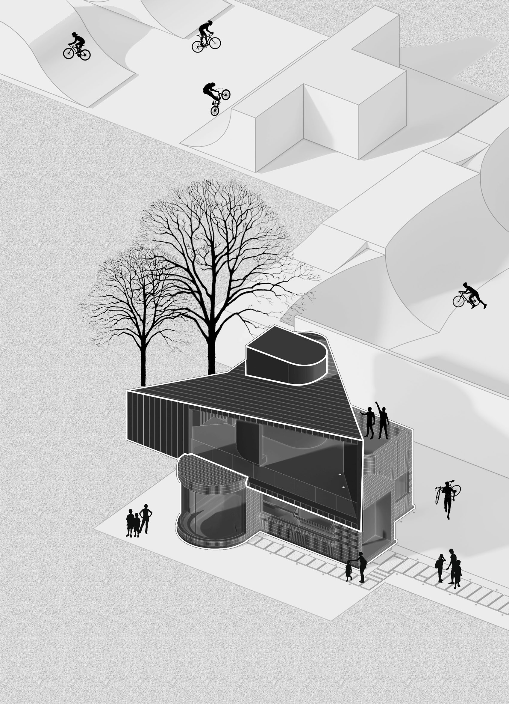 驻龙山风景区BMX小轮车比赛看台丨中国日照丨hyperSity建筑事务所-25