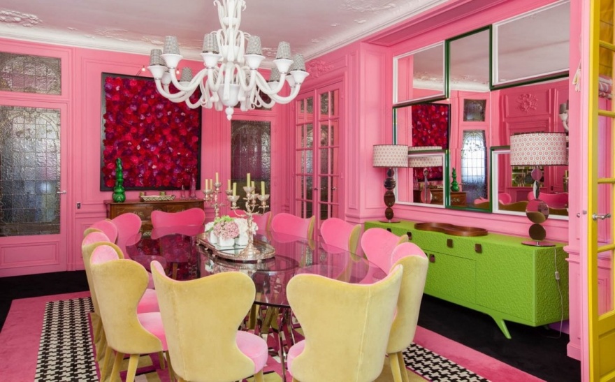 色彩主义设计师 Géraldine Prieur 奥斯曼风格的家丨法国巴黎丨法国色彩主义设计师兼家具设计师 Geraldine Prieur-19