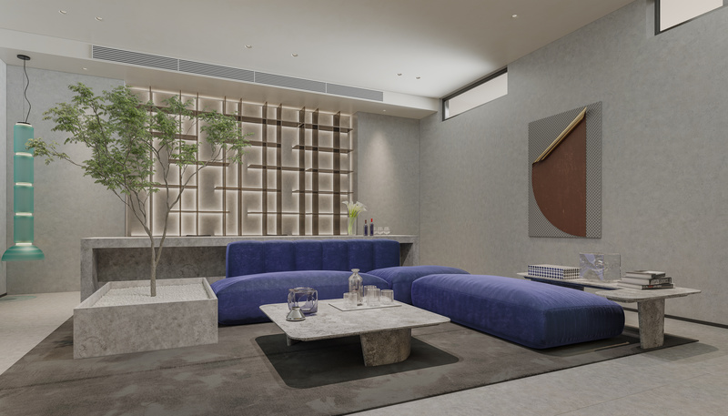 国际半岛轻奢极简风设计 打造金属质感高端住宅-35