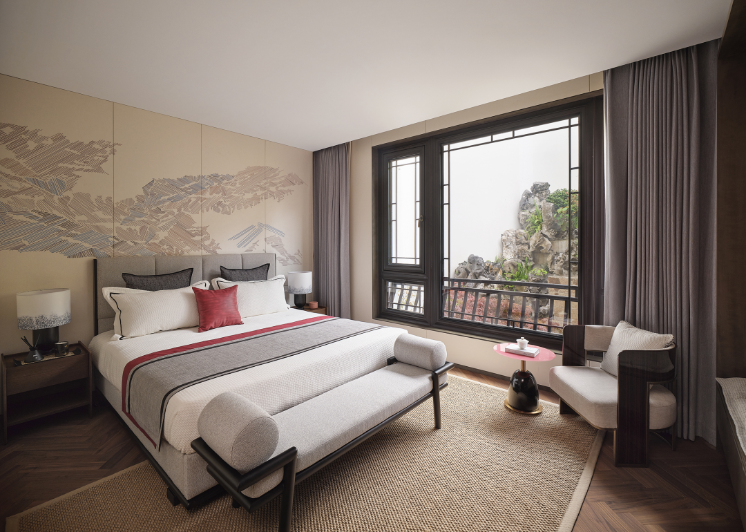 银杏汇湘湖天境 新中式挑空别墅丨中国杭州丨H.N.LIN空间美学馆-134