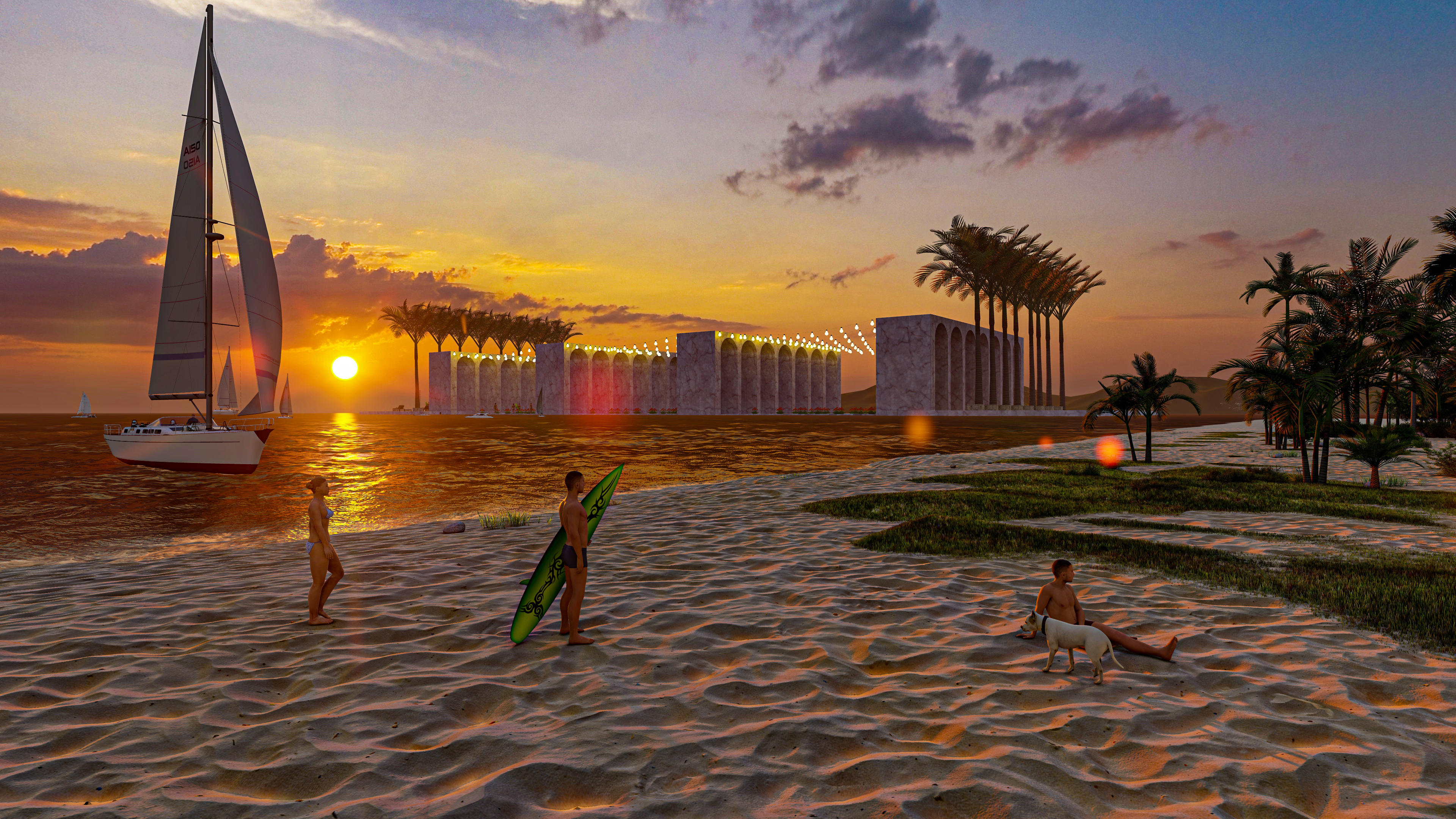 海滨步道设计-9