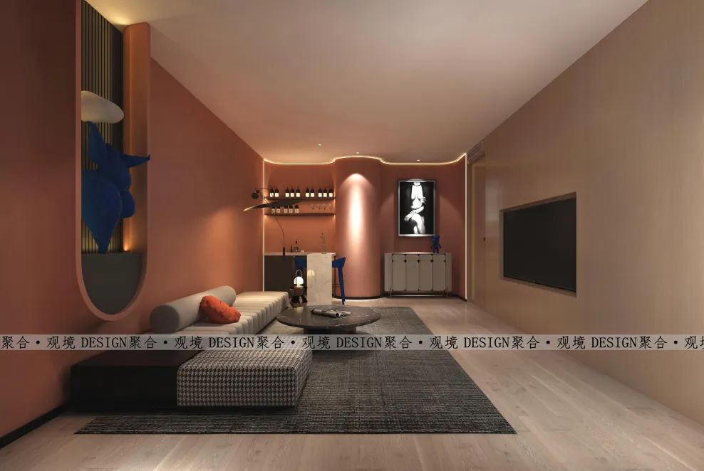 玫瑰庄园丨聚合观境空间设计-26