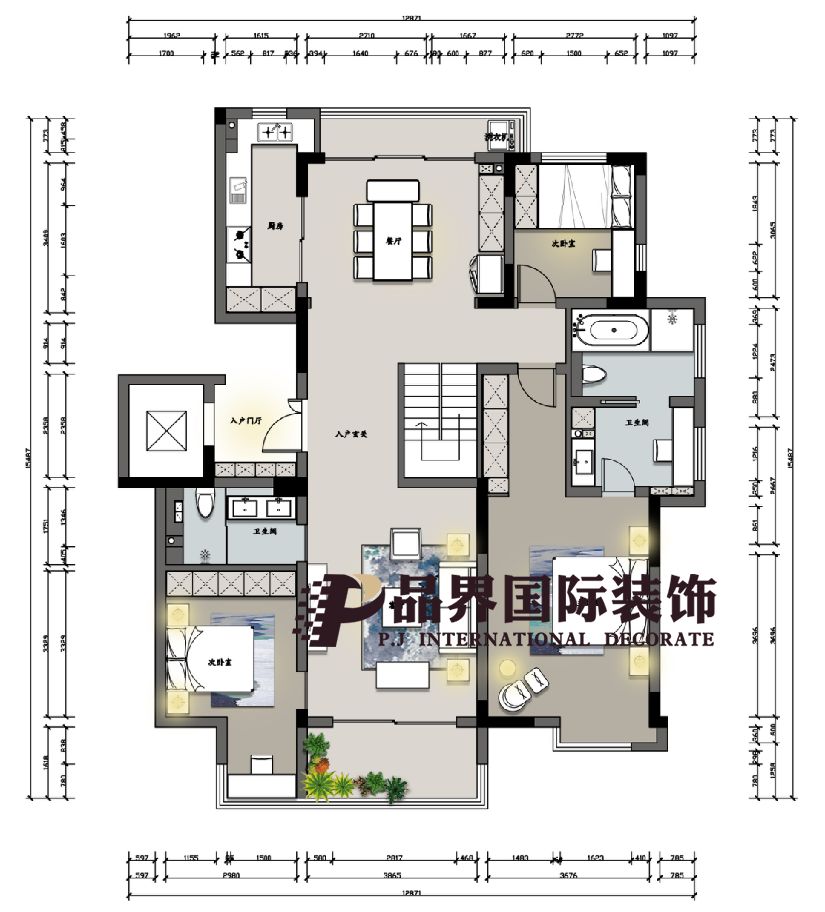 品界装饰君悦湖墅居定制，大师级设计展现生活美学-49