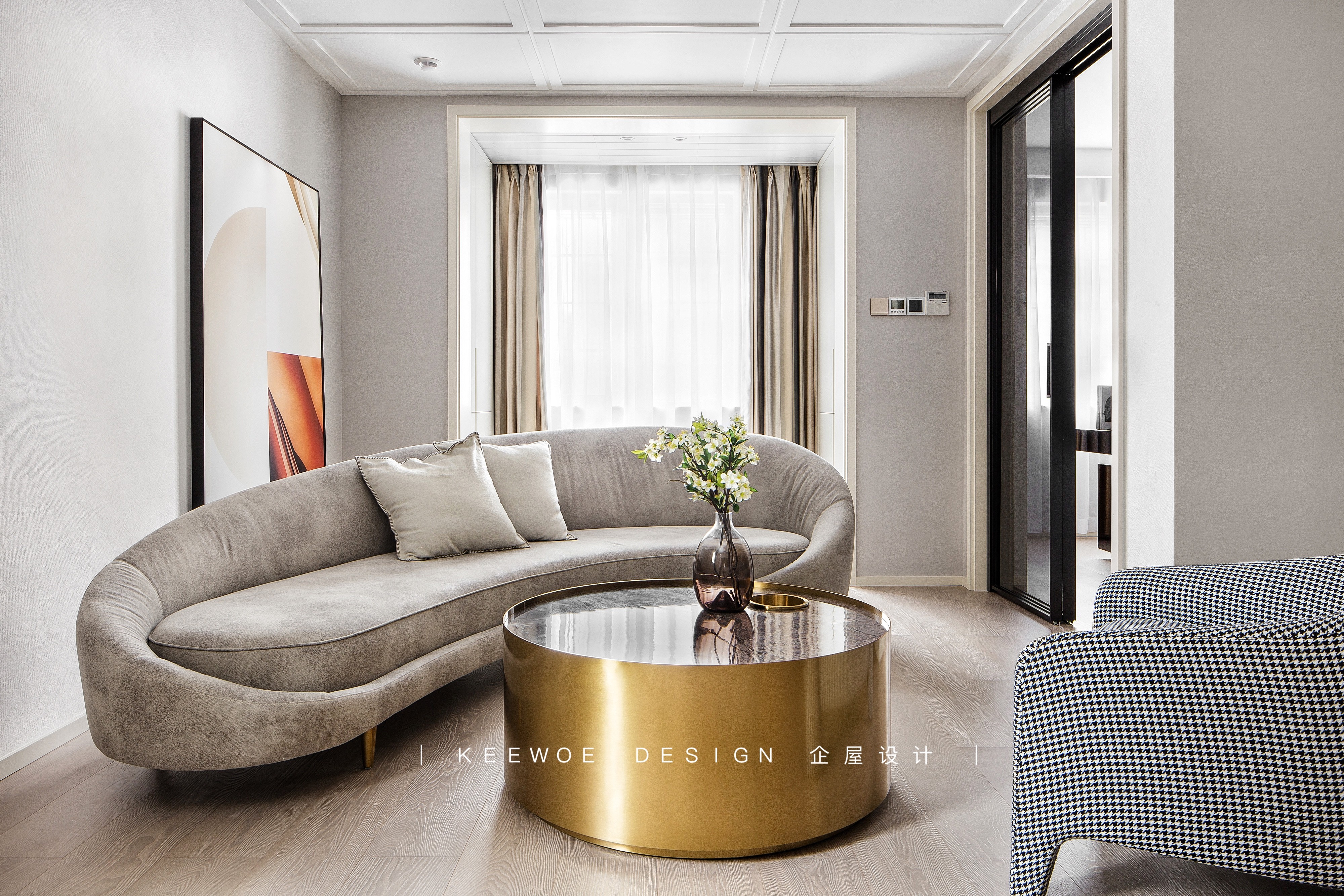 企屋设计现代轻奢 400m2 别墅设计丨中国镇江-16