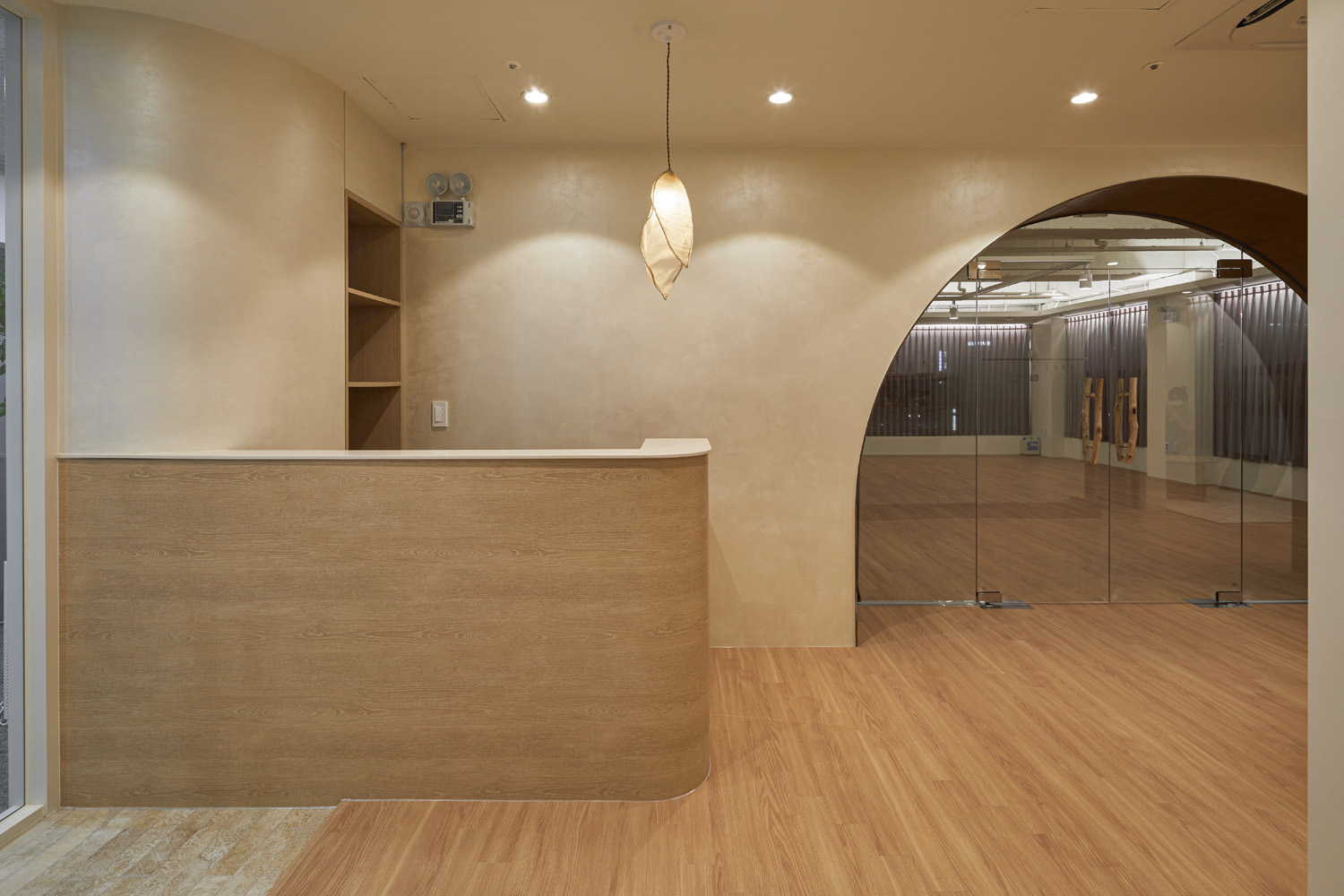 温暖氛围的 39 坪瑜伽空间设计-11