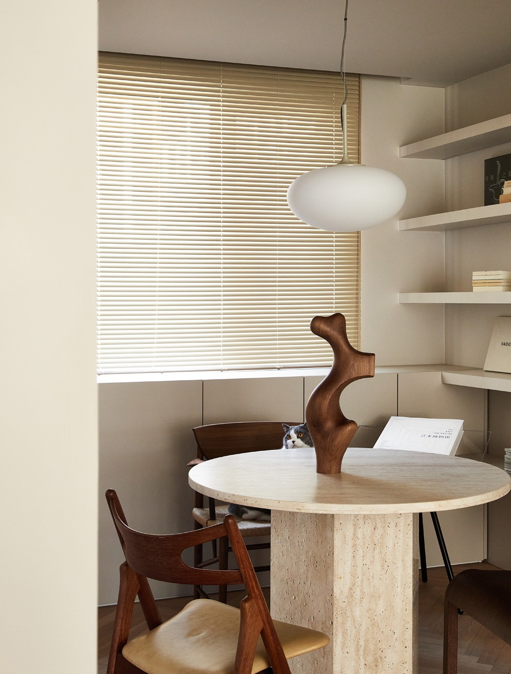 奶油复古感公寓丨中国北京-40