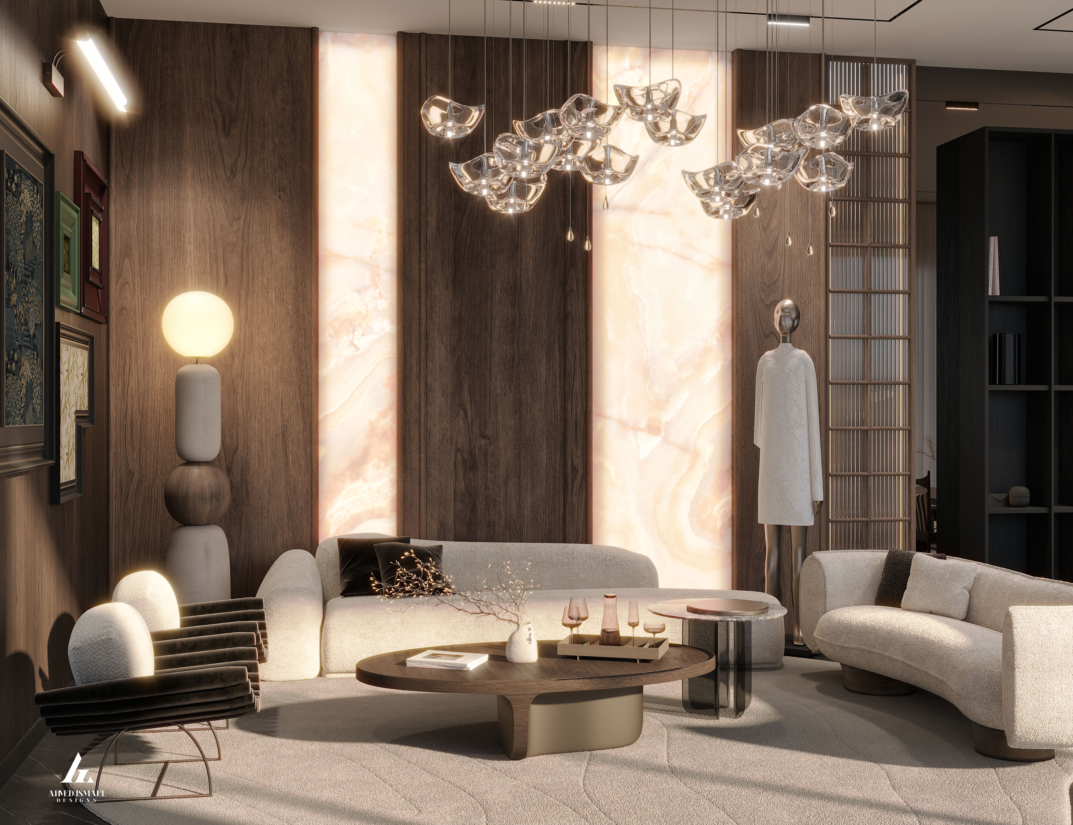 奢华现代接待区设计-5