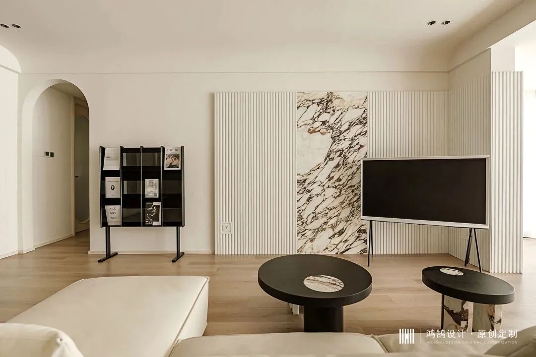 150㎡奶油轻法式 | 宝格丽大理石浪漫加分，这个家拥有高级色彩-0