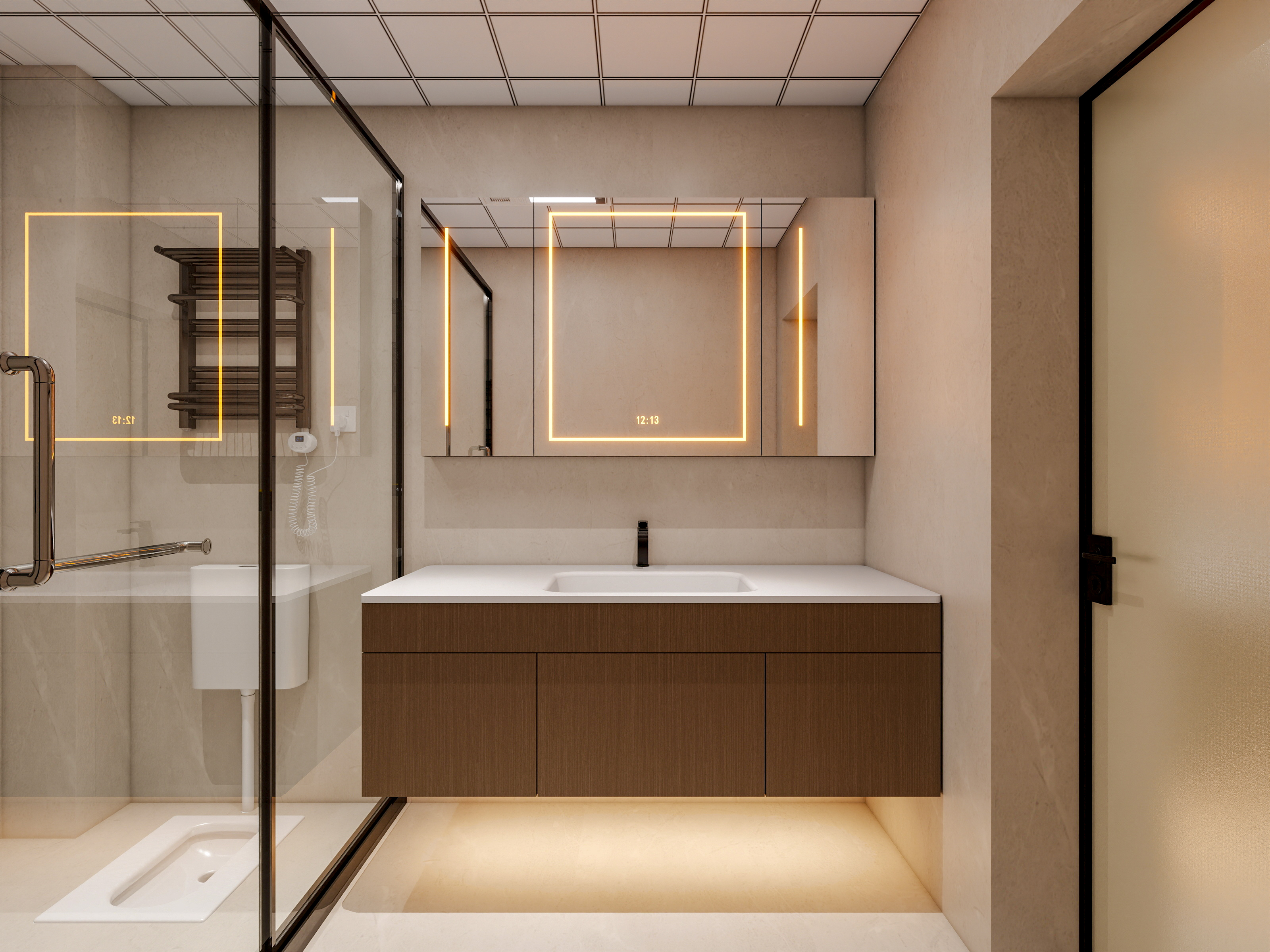 四川岳池香水湾（116平方简约中式三居室）-39