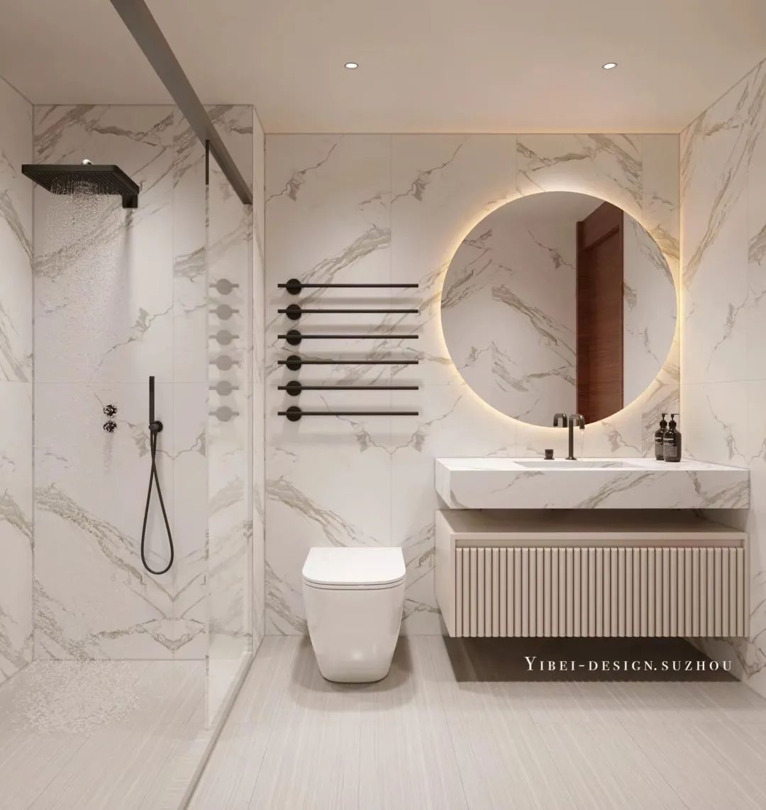 奶油系浪漫家居丨中国苏州丨一贝设计-22