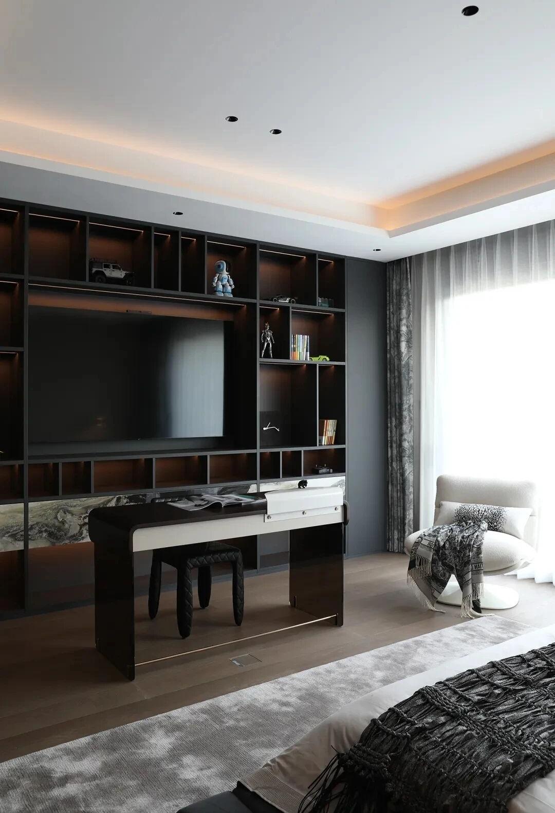 广州南天名苑1800m²现代别墅丨中国广州丨设计总监及软装设计李光玉,团队赵苗苗等-53