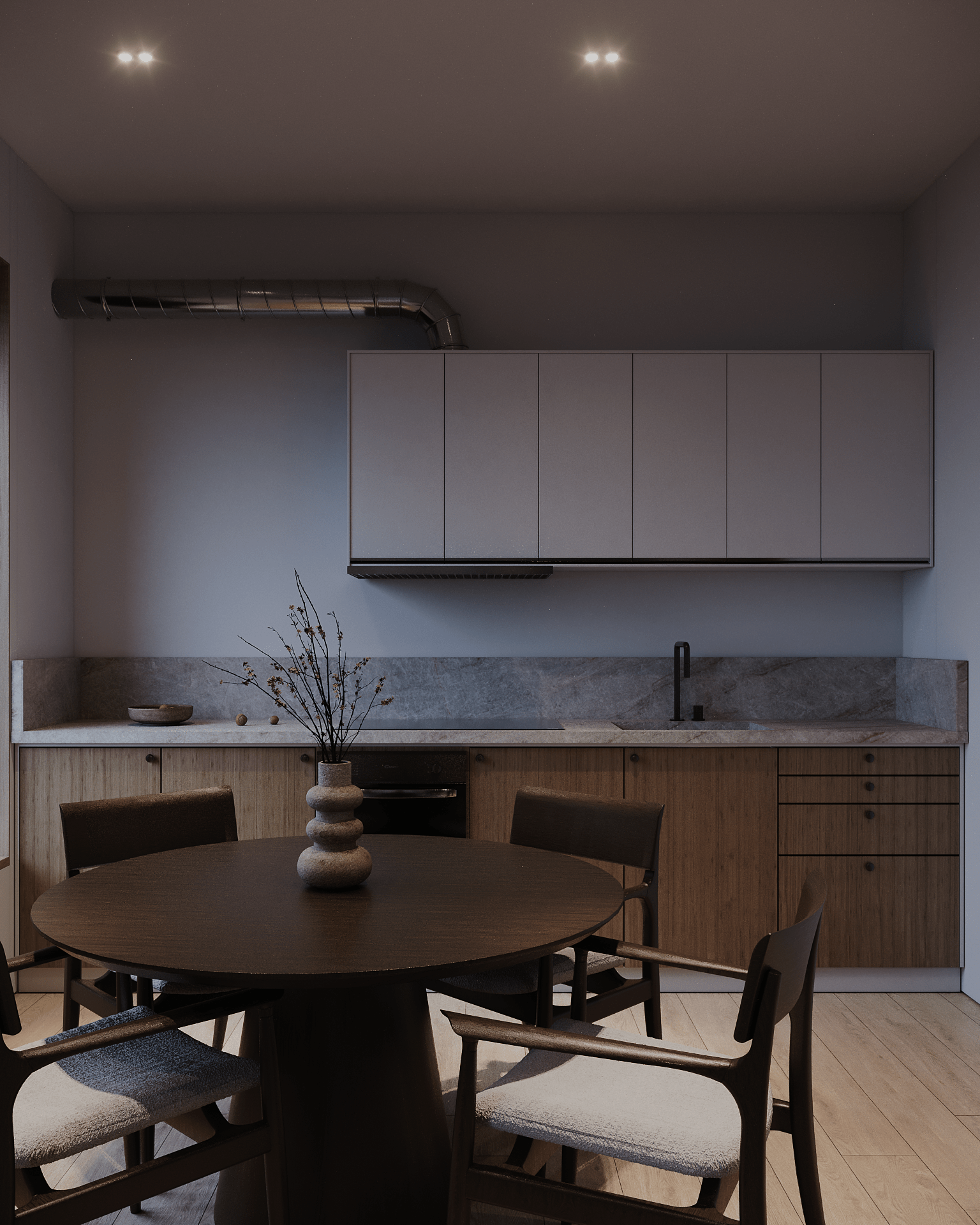 CGI - Overcast Apartment - Living-17