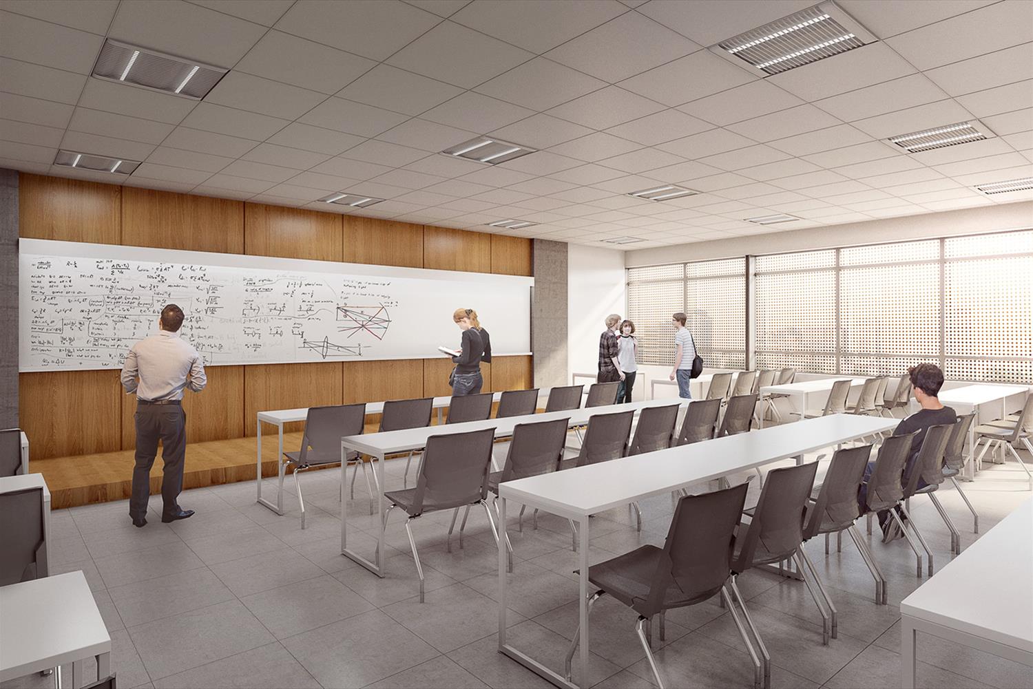 巴西 FAM 学院 · 融入历史环境的现代教育中心-8