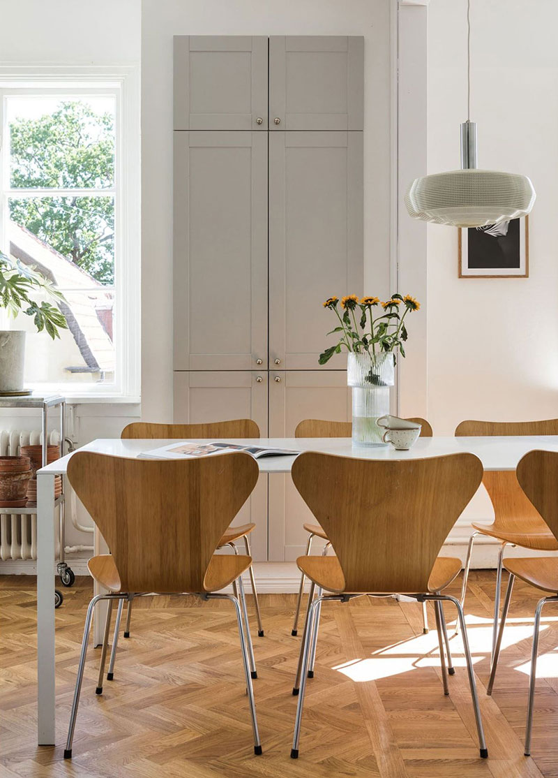 瑞典绿色乡村公寓 | 自然光与气的完美结合-8