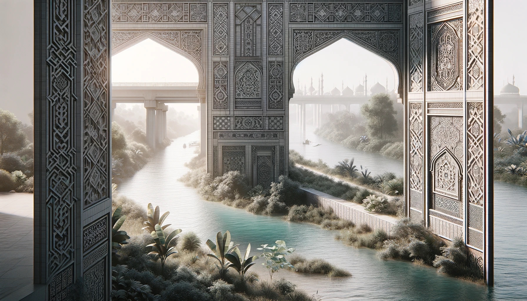 Reflections in faith : Gathering by the waterside.-0