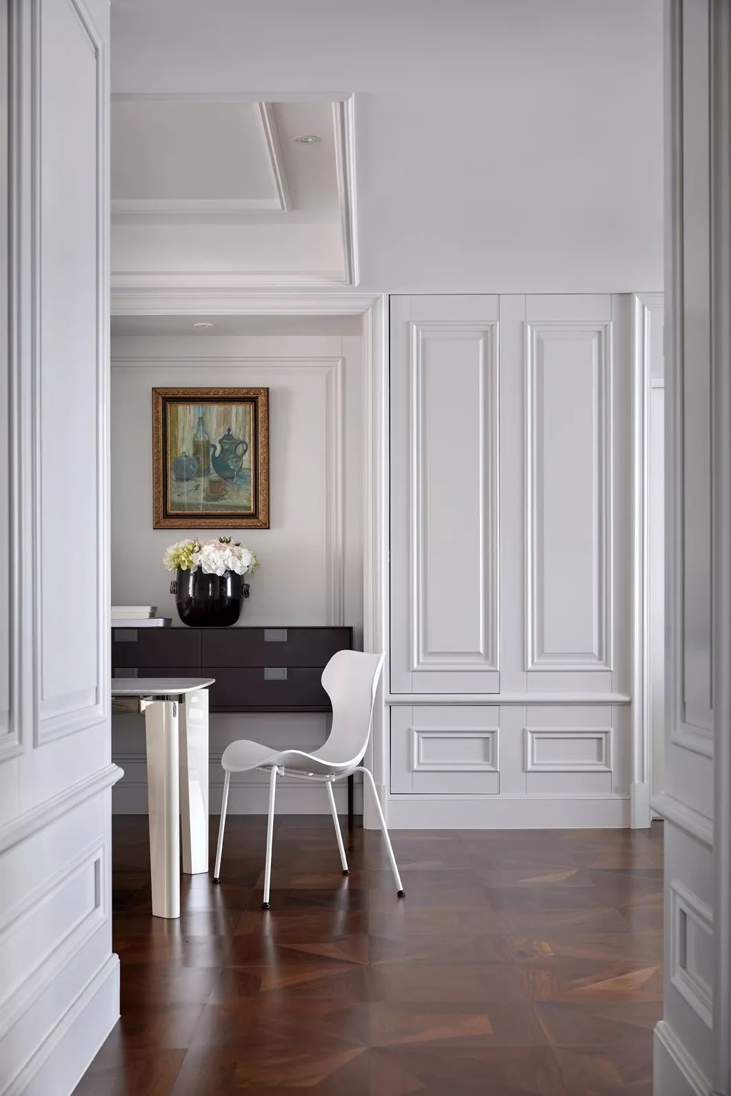 宁波 260㎡高雅轻奢风美墅,珍珠白++ 木作棕超凡脱俗高级感-19