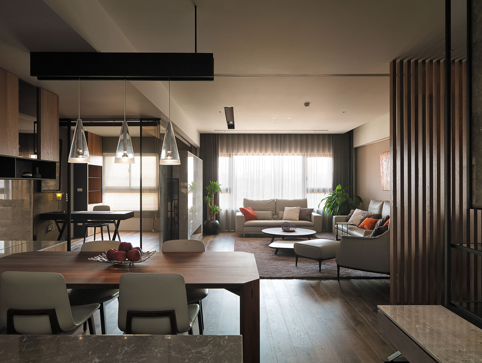 爱的礼物——158㎡明亮温暖宅  里摩设计-8