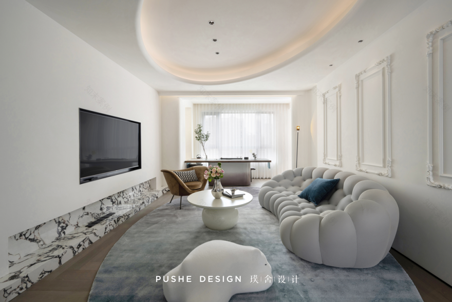 厦门金林湾法式浪漫软装设计丨中国厦门丨厦门璞舍软装设计事务所-7