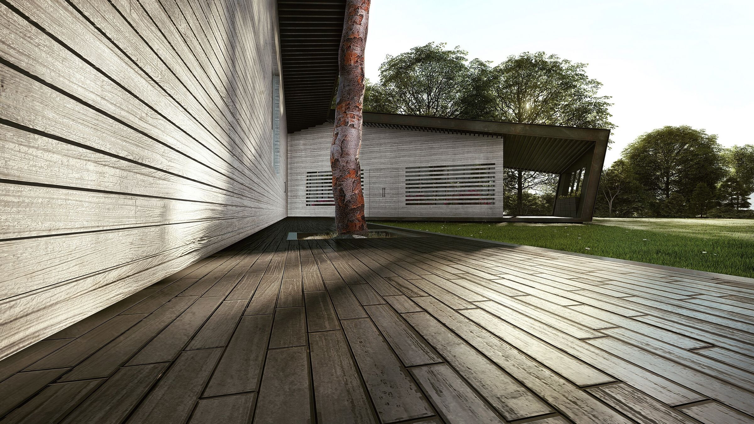 三角形的独立别墅 · Heram Architects 的绿色温室设计-10