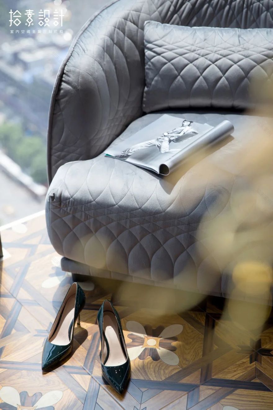 《漾》高定空间 · 复古摩登之美丨中国湘潭丨拾素設計-10