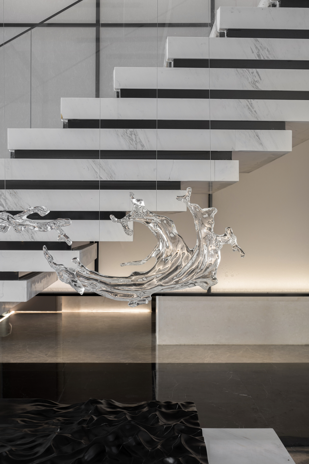   明德设计丨无锡招商雍荣府售楼部  室内设计  丨中国无锡-38